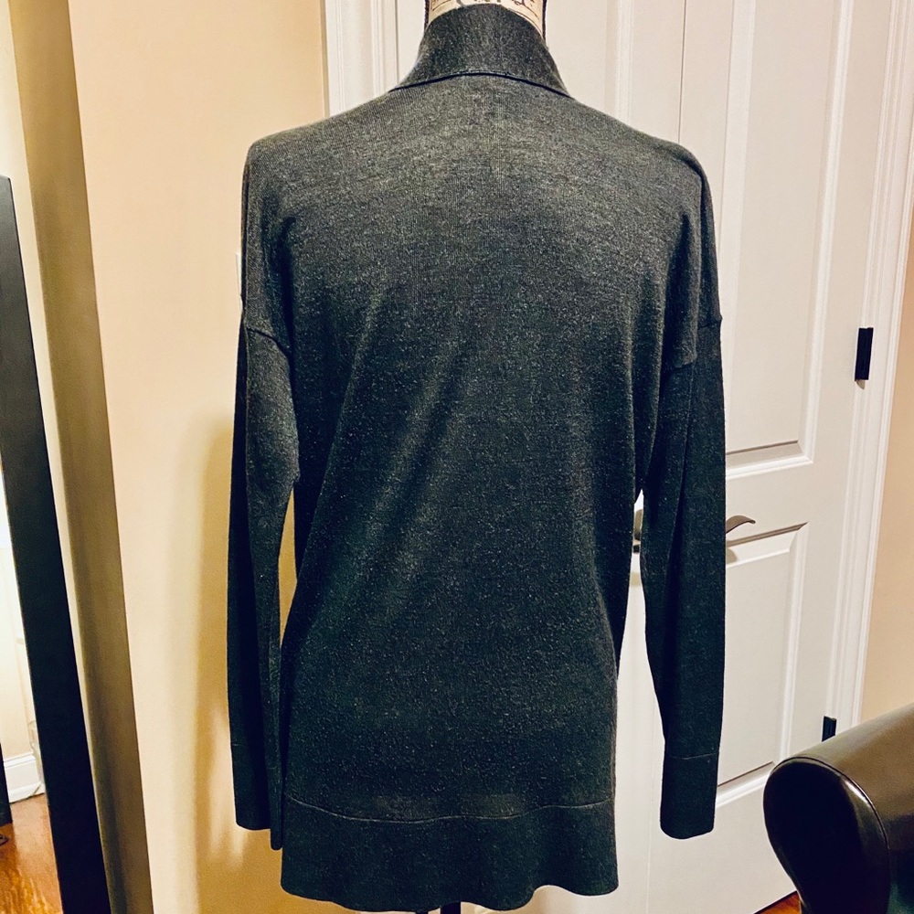 Loft Charcoal Open Cardigan - Picture 2 of 6